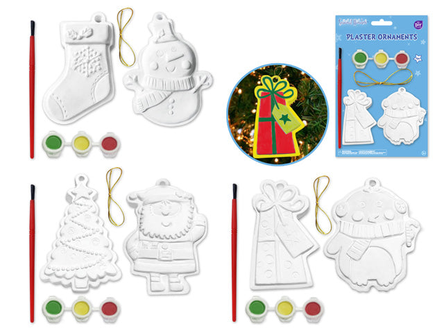 Seasonal Wonders DIY Plaster Ornaments