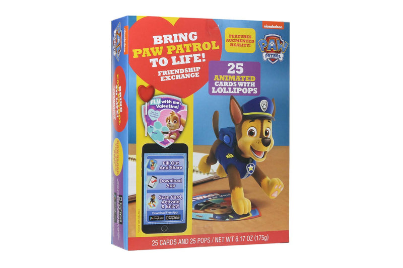 Valentines Paw Patrol Candy Card Kit