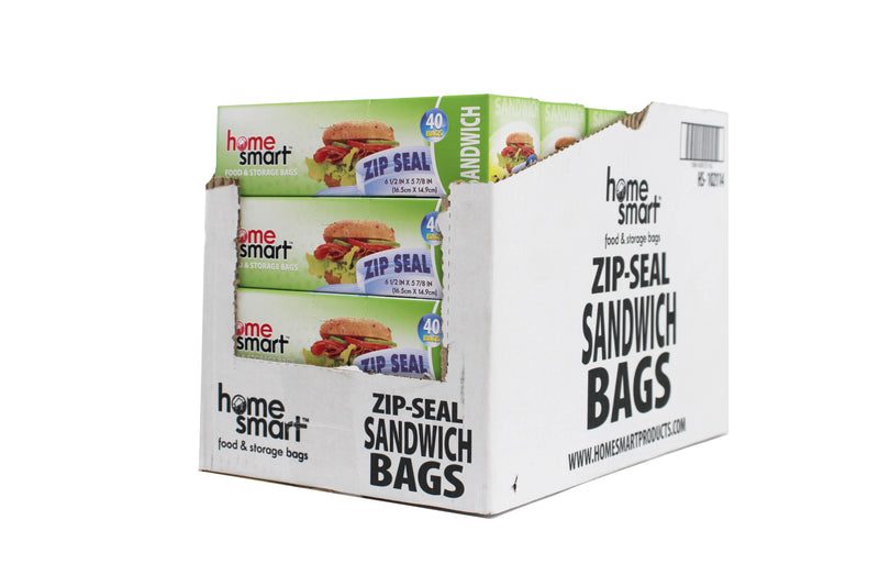 SANDWICH BAG ZIPPER H.S.24CT/40PCS