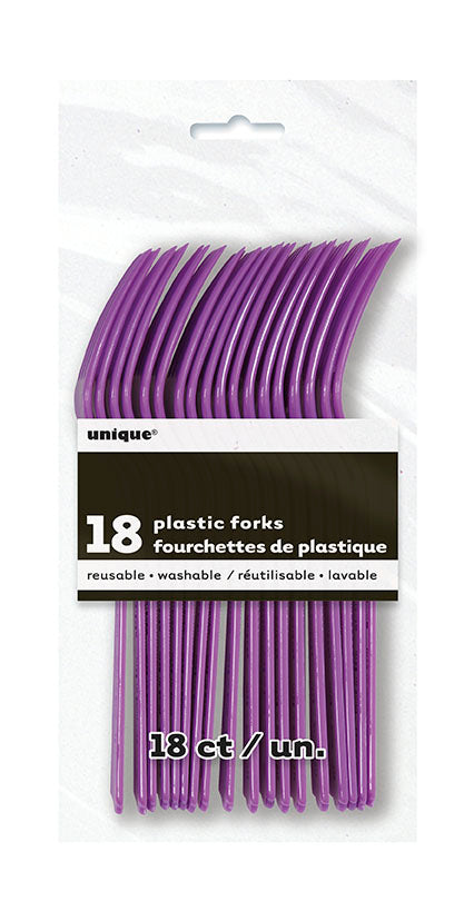 12 Pretty Purple Forks