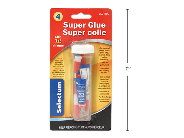 Super Glue 4 Pack