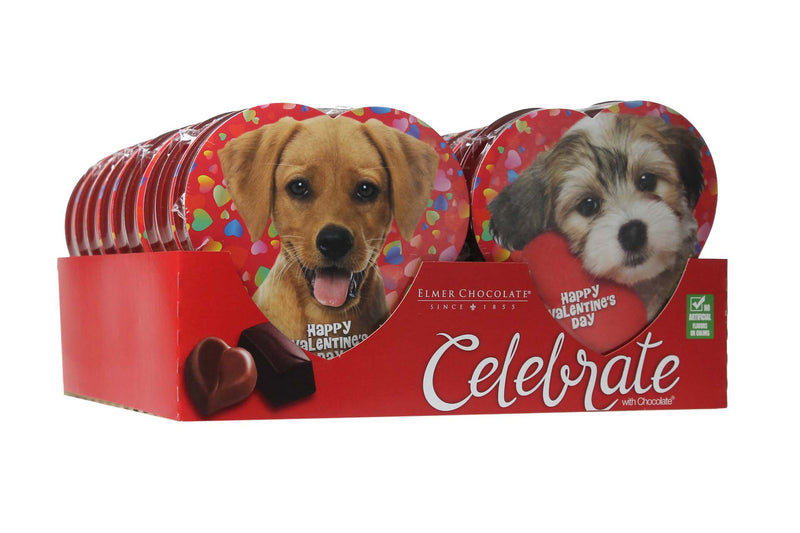 V-Day Choc Pets Hearts 2Oz.