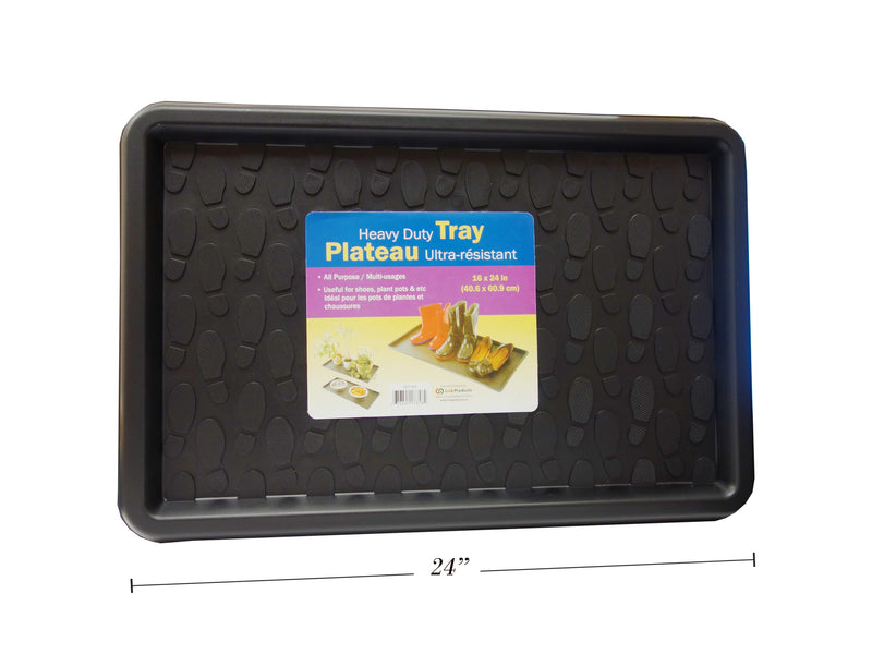 16In X 24In Heavy Duty All Purpose Tray. Black Col.Only. Col.Label.