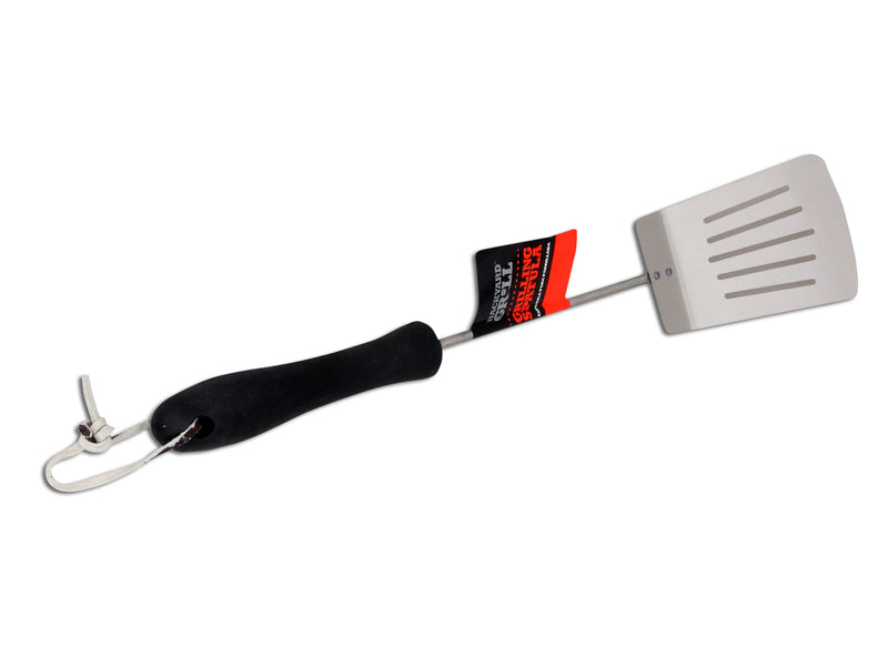 15.25in Chrome Plated Grill Spatula w/Non-Slip Handle