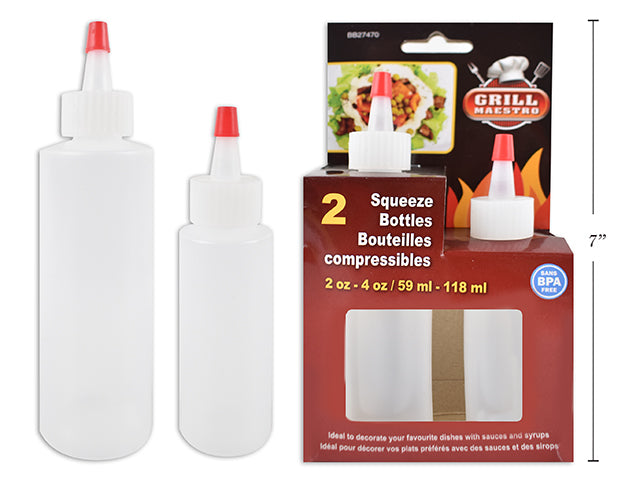 Squeeze Bottle 2 Pack