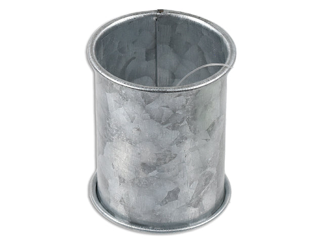 2In(L) X 1.75In(D) Galvanized Metal Napkin Ring. Cht.