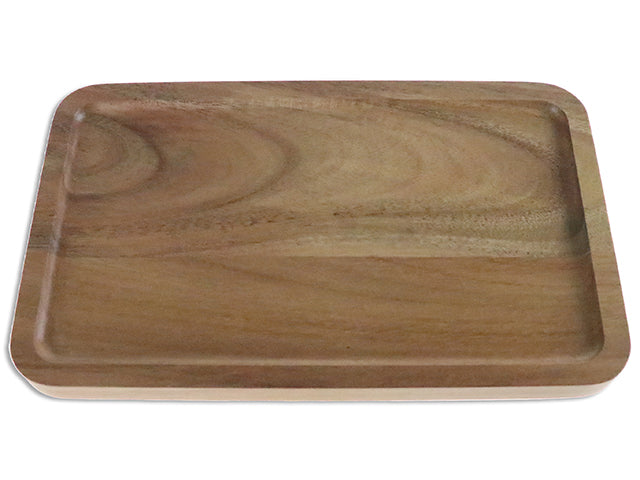 Acacia Wooden Rectangular Serving Tray.