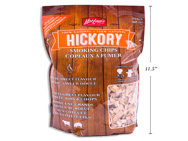 Authentic Hickory Flavor BBQ Smoking Chips