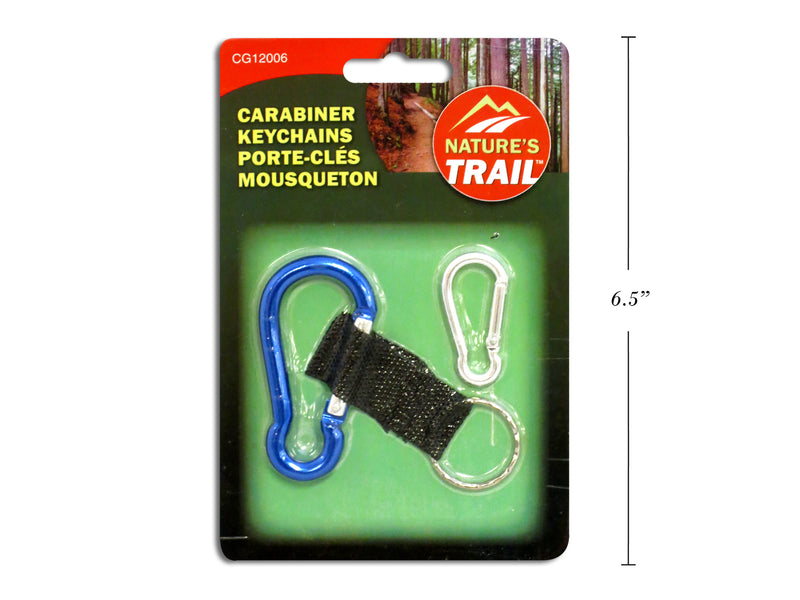 Aluminum Carabiner Key Rings