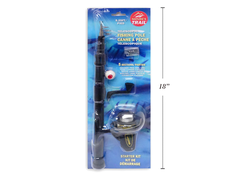 Telescopic Fishing Pole Starter Set