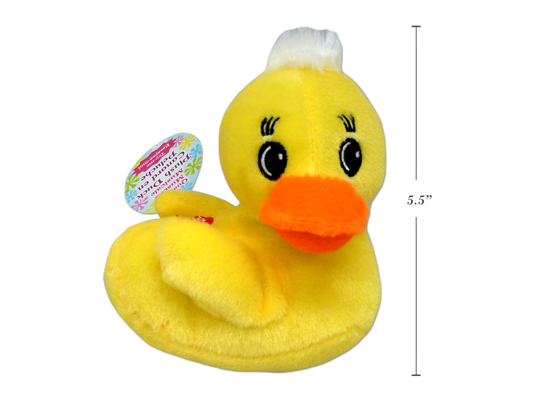 Spring Quacking Musical Plush Duck