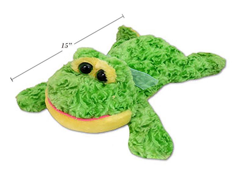 Swirl Plush Lying Frog