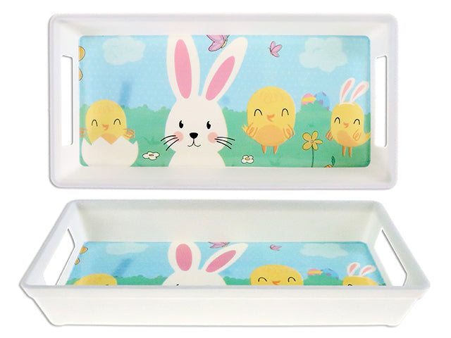 Easter Printed Rectangular Serving Tray