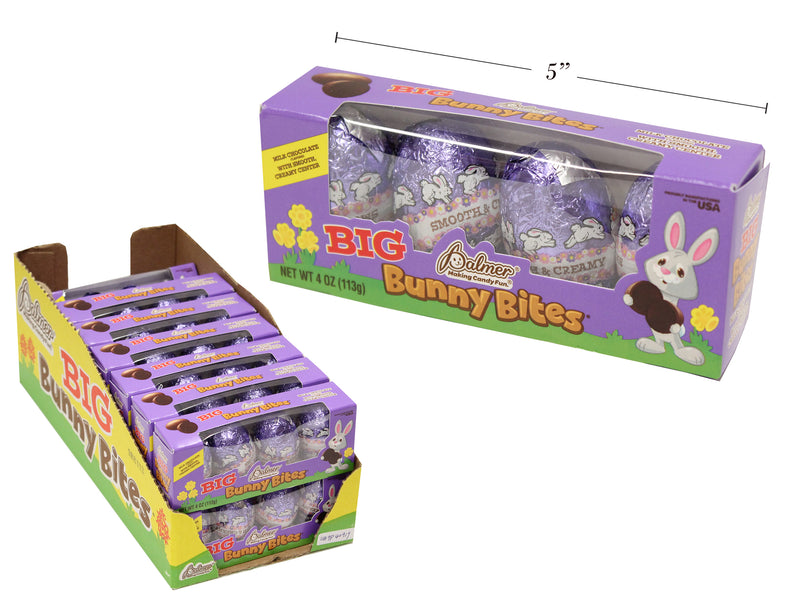 4Pk Palmer Milk Chocolate Big Bunny Bite Eggs