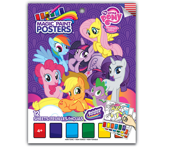 Small My Little Pony Magic Paint Poster Book