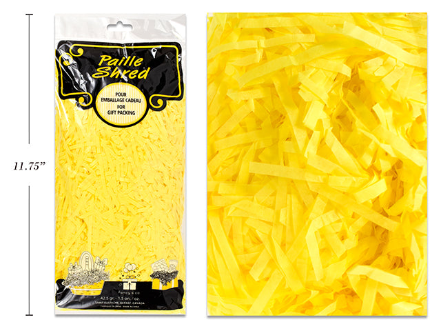 Zig Zag Shred Paper Yellow 42.5g