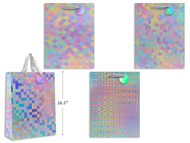 Splash Series Gift Bags Large 32X42X11.5Cm 4 Asst 210 Gsm