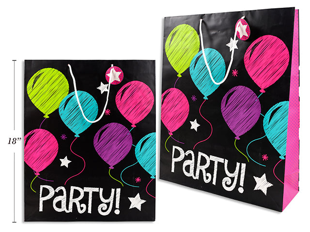 Party Balloon Gift Bag 18X14.5X5" 160Gm (45.7X36.8X12.7Cm)