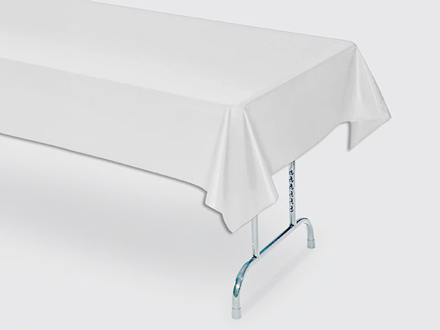 White Plastic Table Cover 40"X100' With Core