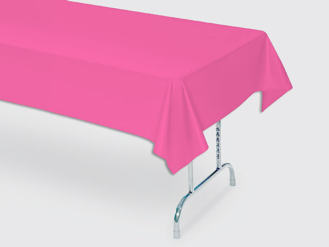 Pink Plastic Table Cover 40"X100' With Core