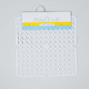 White Sink Mat