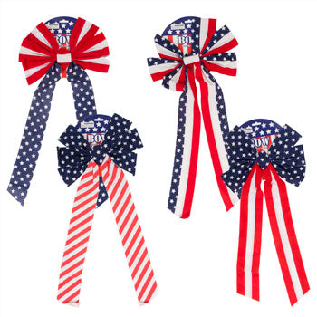 Patriotic Bow Large