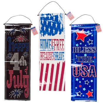 Banner Patriotic Foil 10X30In