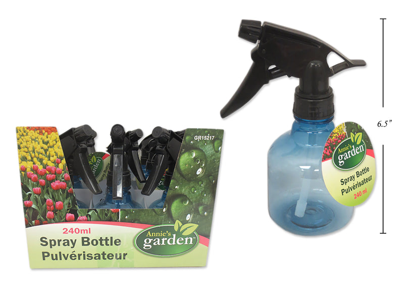 240ml Spray Bottle in Display. 4 Assorted Colours