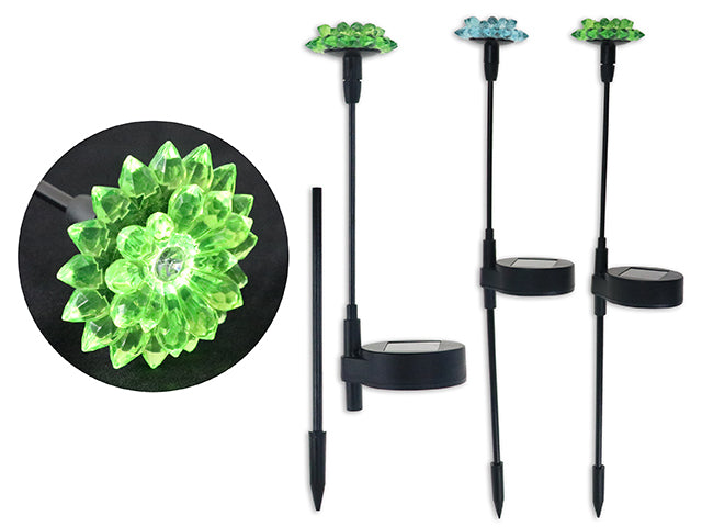 Solar Flower Light Stake