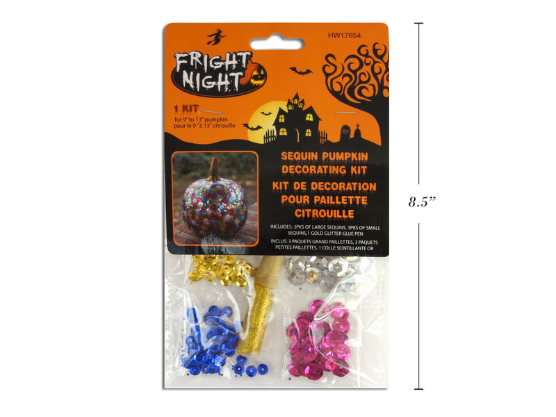 Sequin Pumpkin Decorating Kit