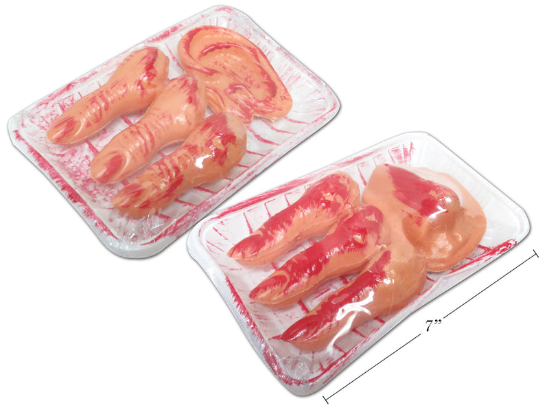 Severed Body Parts Butcher Tray