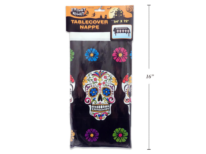 54In X 72In Day Of The Dead Printed Tablecover. Printed Bag.