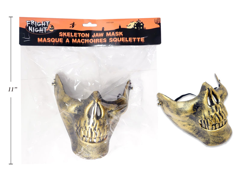 7In X 5.75In Plastic Skeleton Jaw Mask. Pbh.