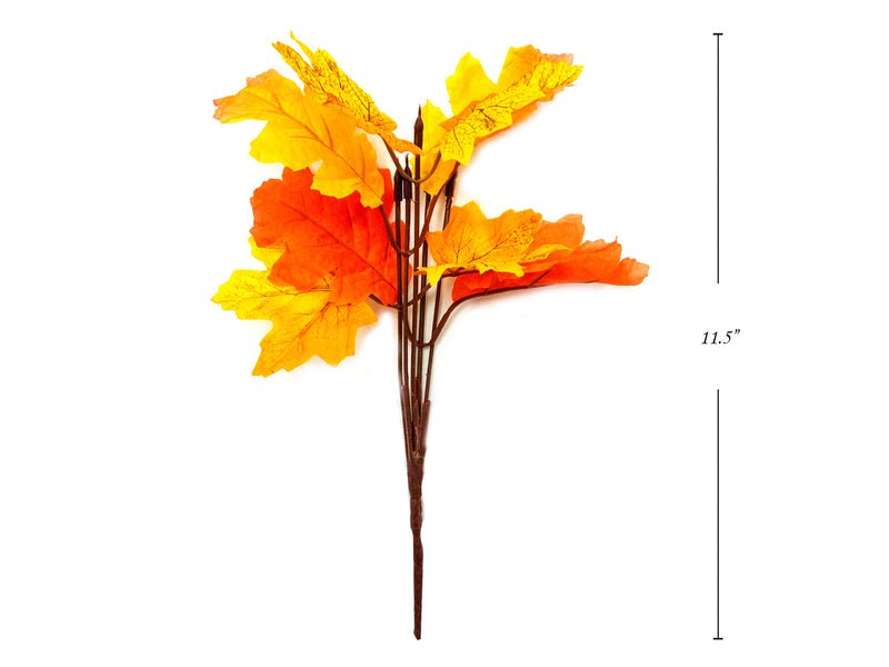 9In 6 Stems Autumn Maple Leaf Branches. 48-Display.