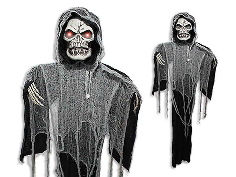 LED Sound Activated Animated Creepy Cloth Reaper