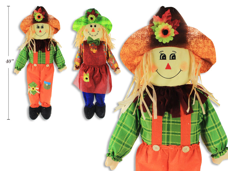 Harvest Stuffed Standing Scarecrow