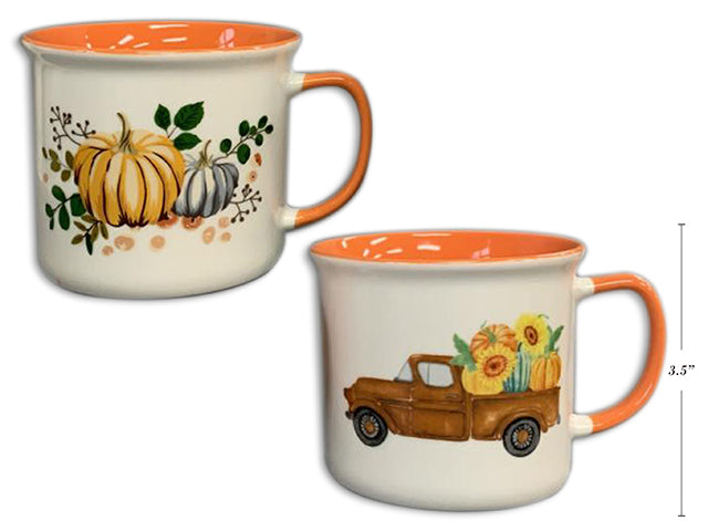 Harvest Pumpkin Stoneware Mug