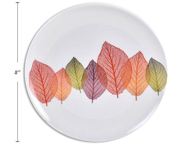 Round Harvest Melamine Salad Plate