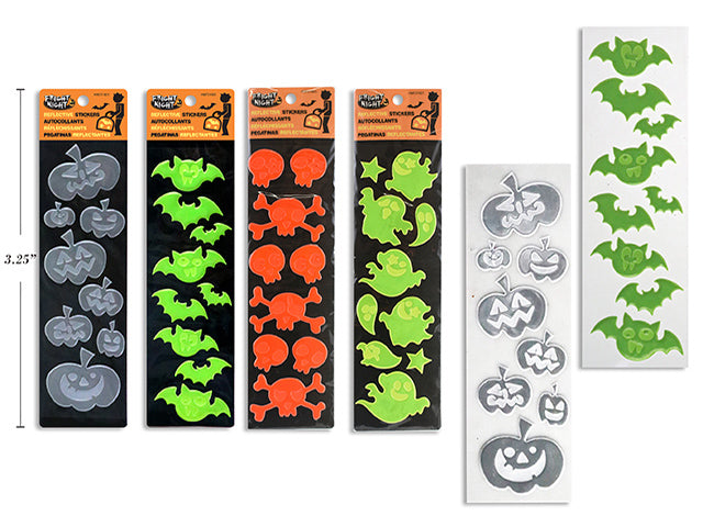 Hween Stickers. 12 Asst.Styles. Polybag w/Insert.