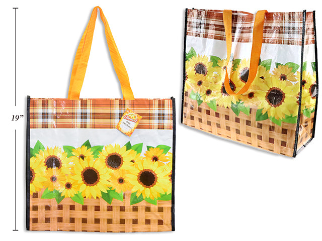 19in x 16.75in Harvest Coated Non-Woven Printed Bag. Cht.