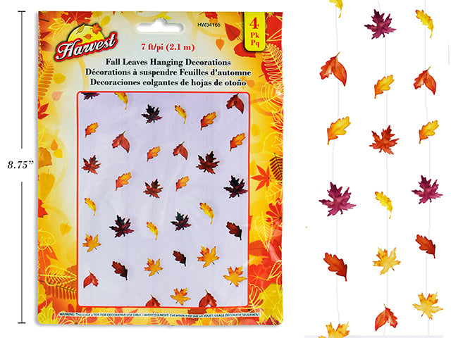 Harvest Fall Leaves Hanging Decoration