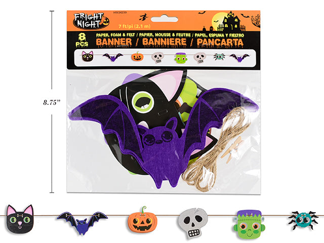 Halloween Die Cut Paper Banner