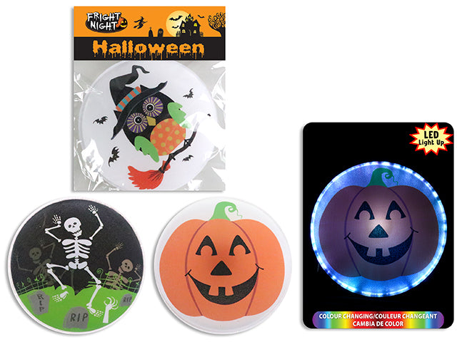 Halloween Battery Operated Fiber Optic Led Color Changing Hanging Ornament