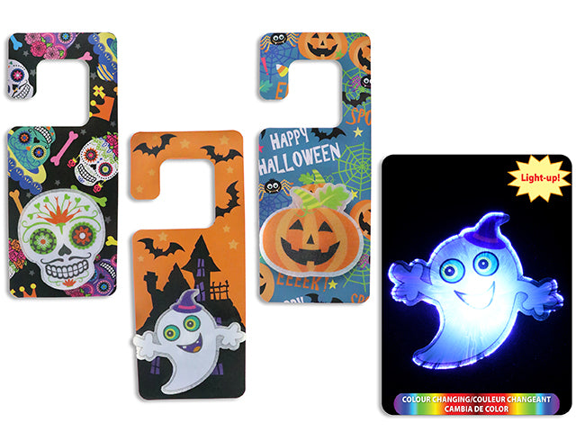 Halloween Battery Operated Fiber Optic Led Color Changing Door Hanger