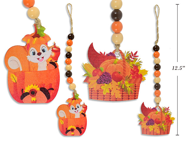 Harvest Wooden Beaded Decoration