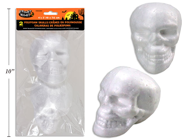 Halloween Polyfoam Skull