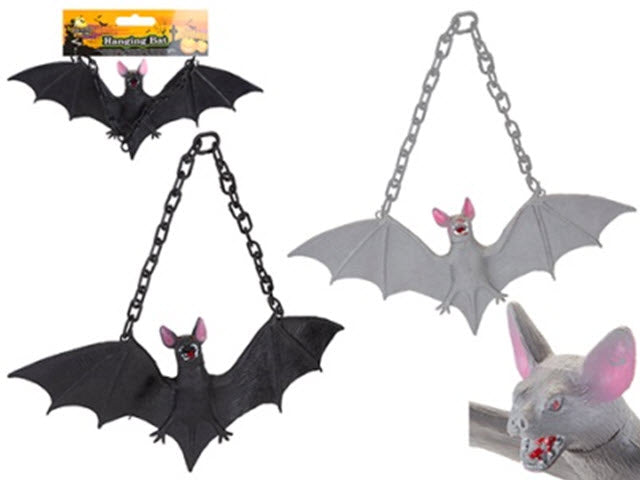 Halloween Soft Realistic Bat With A Hanging Chain