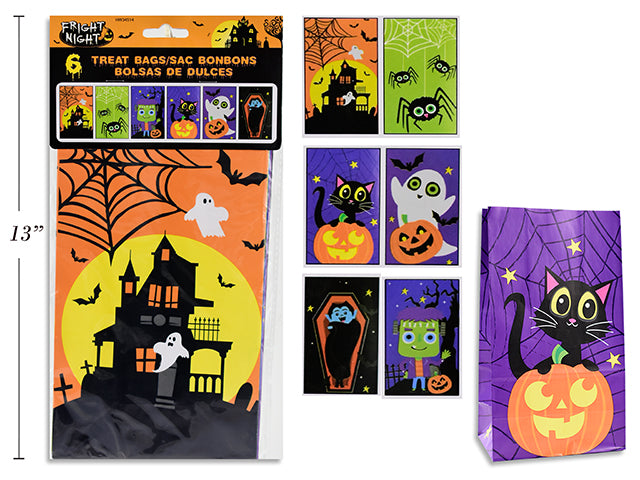 Halloween Glossy Treat Bags