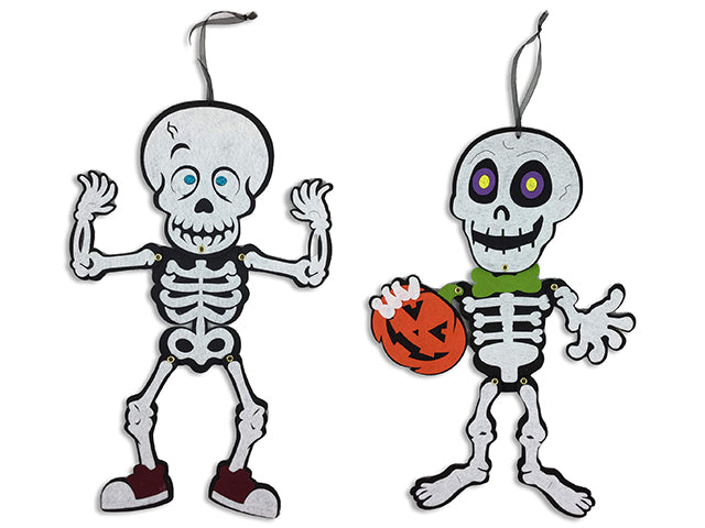 Halloween Join Hanging Felt Skeleton