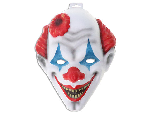 13-3/8in(L) x 10.5in(W) EVA Adult Clown Mask. Cht.